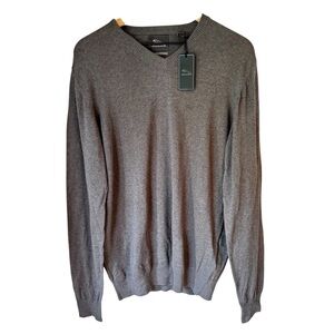 NWT Jaguar Men’s Cashmere Cotton Blend Preppy Classic Fit Sweater Sz US M